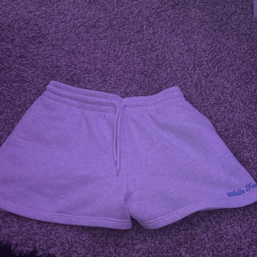 Women’s How Could I Forget White Fox Lounge shorts grey marle